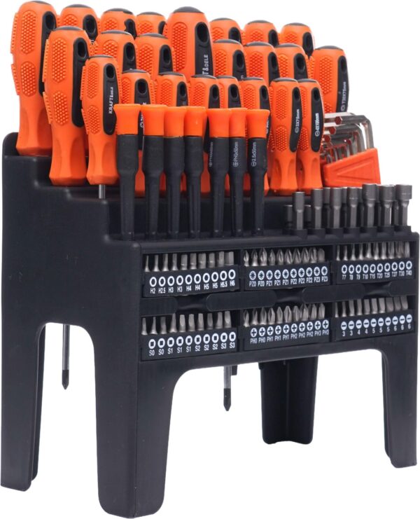 Kruvikeerajate ja bittide komplekt 122 tk. KD10958