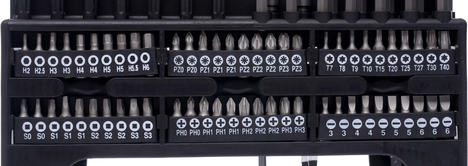 Kruvikeerajate ja bittide komplekt 122 tk. KD10958