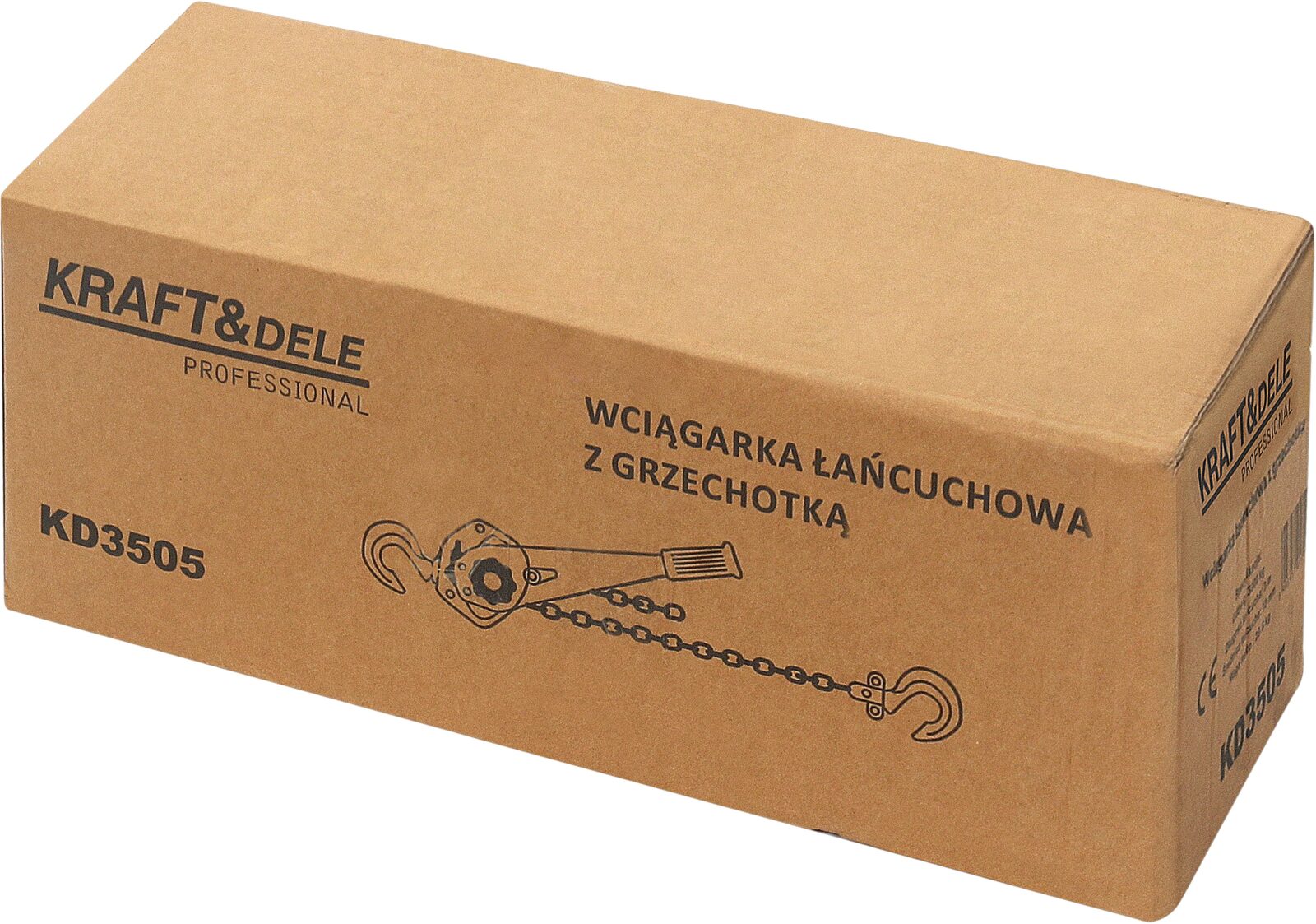 Käsivints rangkäiguga 3m 3T KD3505