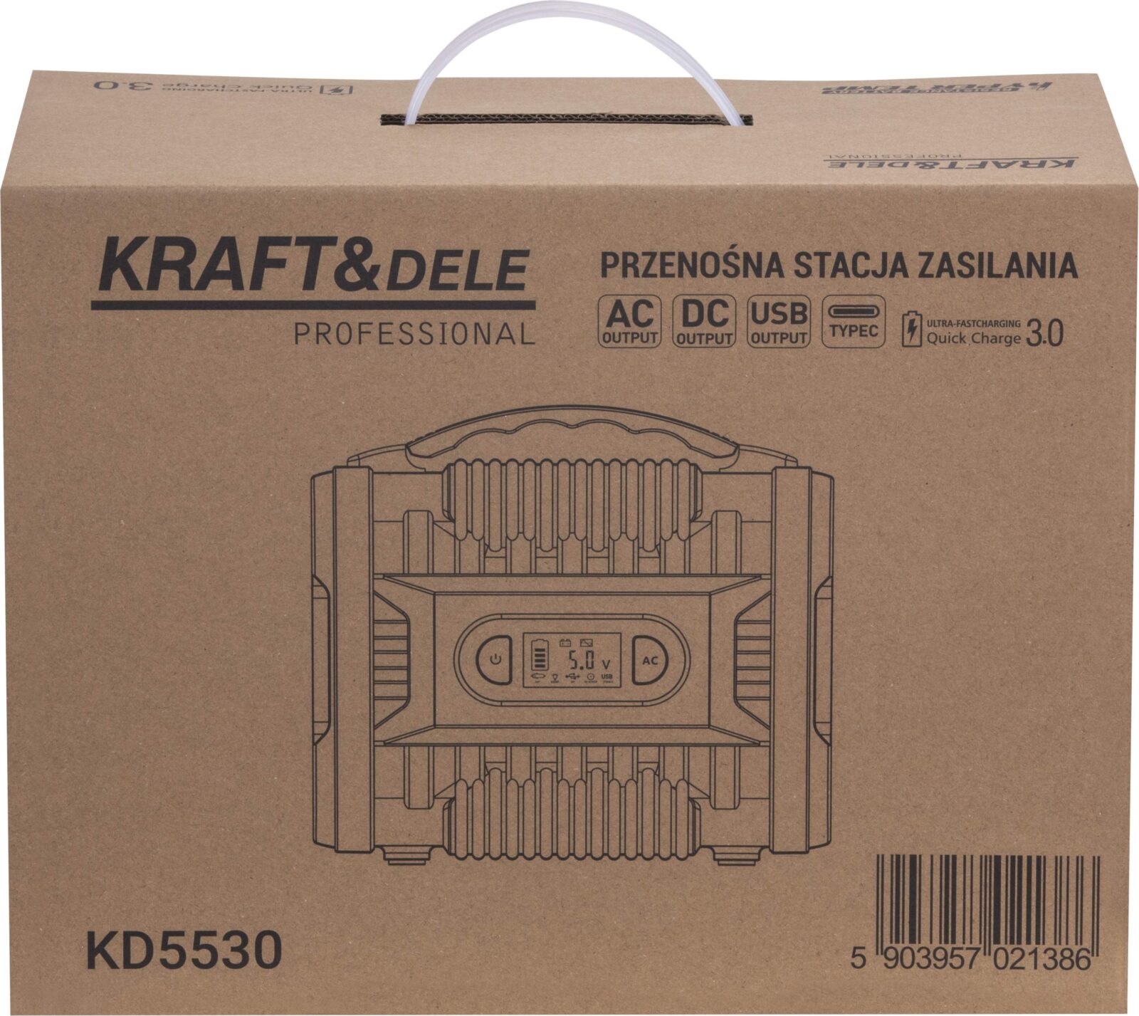 KAASASKANTAV ENERGIAJAAM 222Wh / 11.1V KD5530