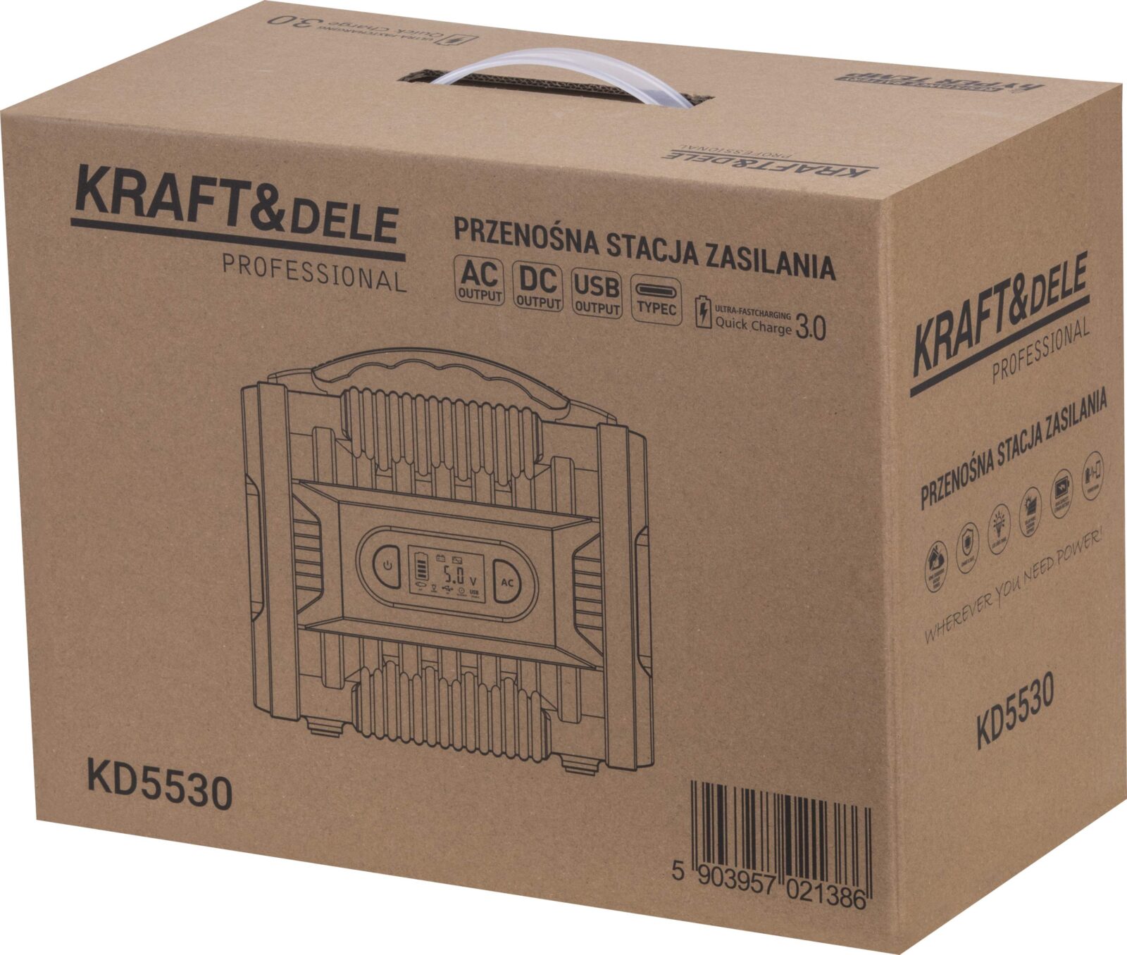 KAASASKANTAV ENERGIAJAAM 222Wh / 11.1V KD5530