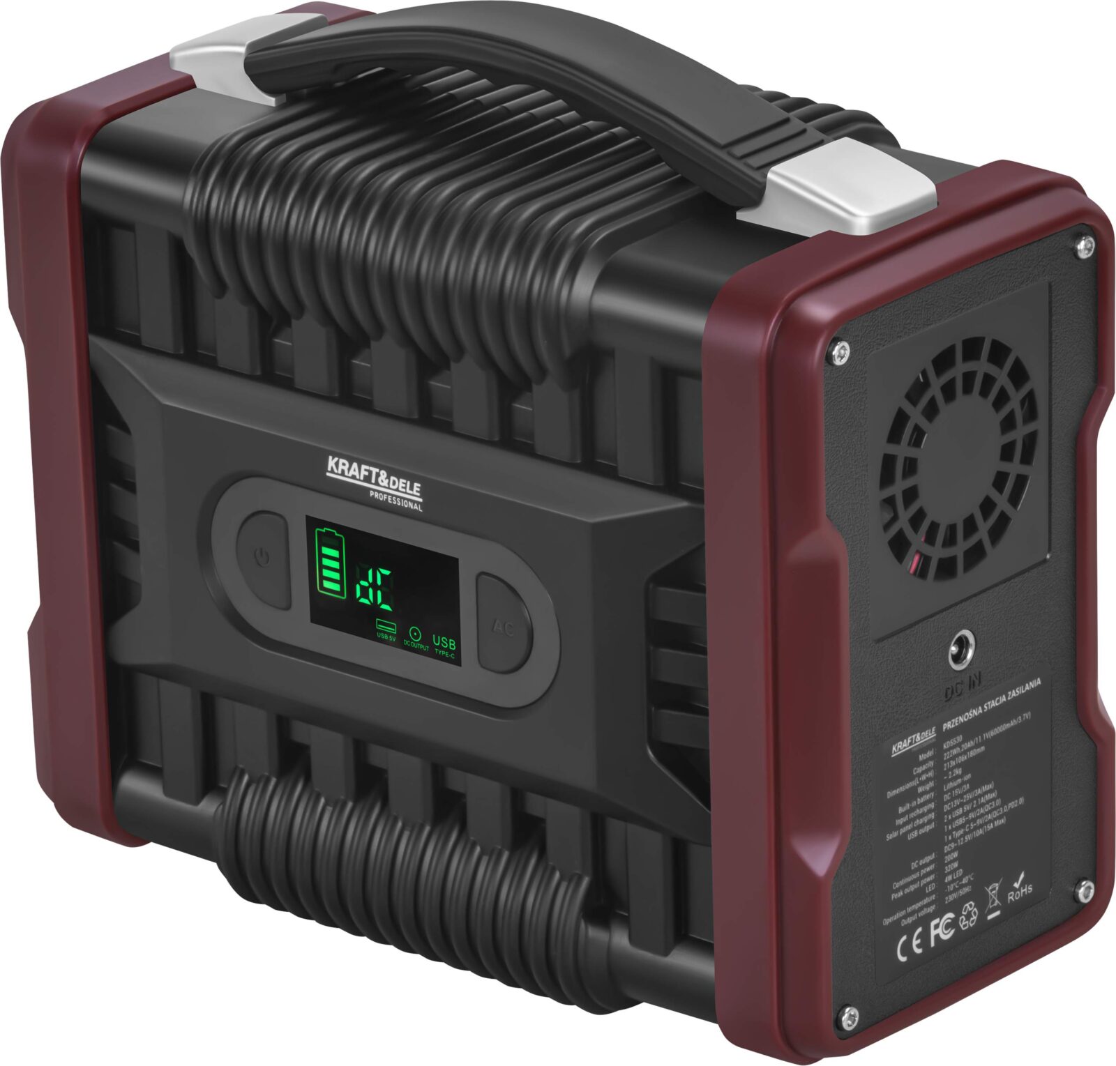 KAASASKANTAV ENERGIAJAAM 222Wh / 11.1V KD5530