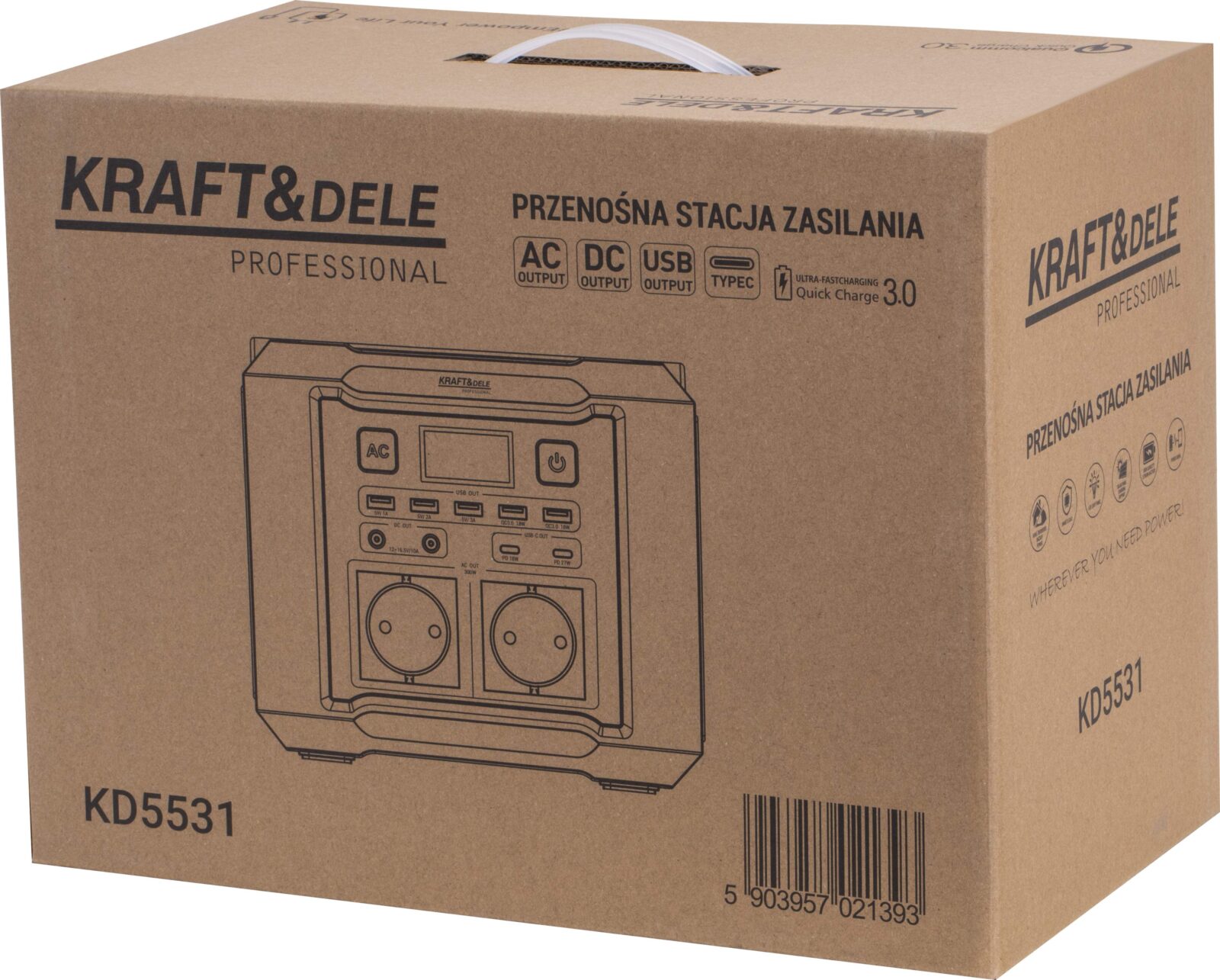 KAASASKANTAV ENERGIAJAAM 296Wh / 14,8V KD5531