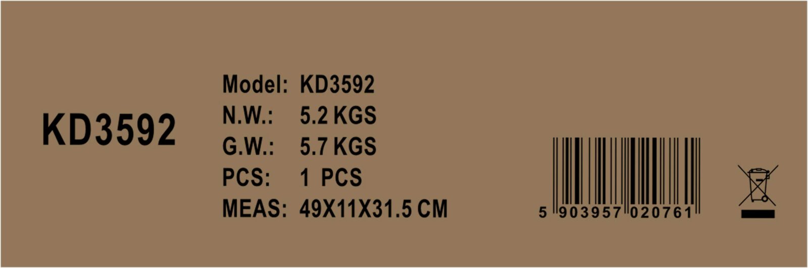 Aku määrdeseade 21V x2 3Ah + kohver KD3592