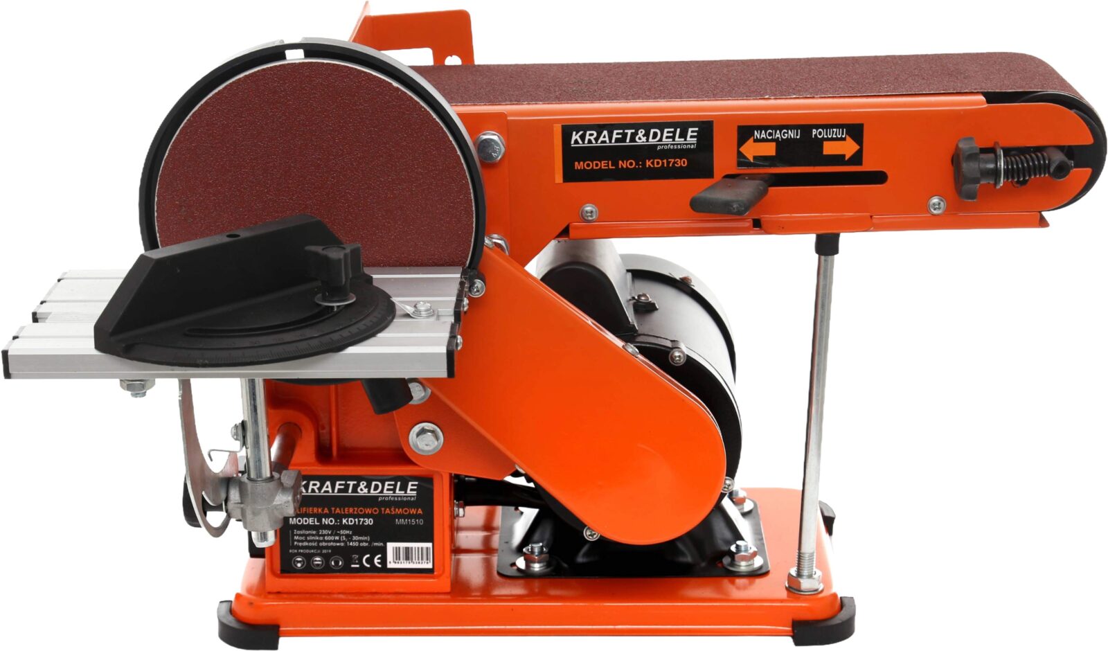 Kombineeritud ketas-lintlihvija 600W 1450 p/min KD1730