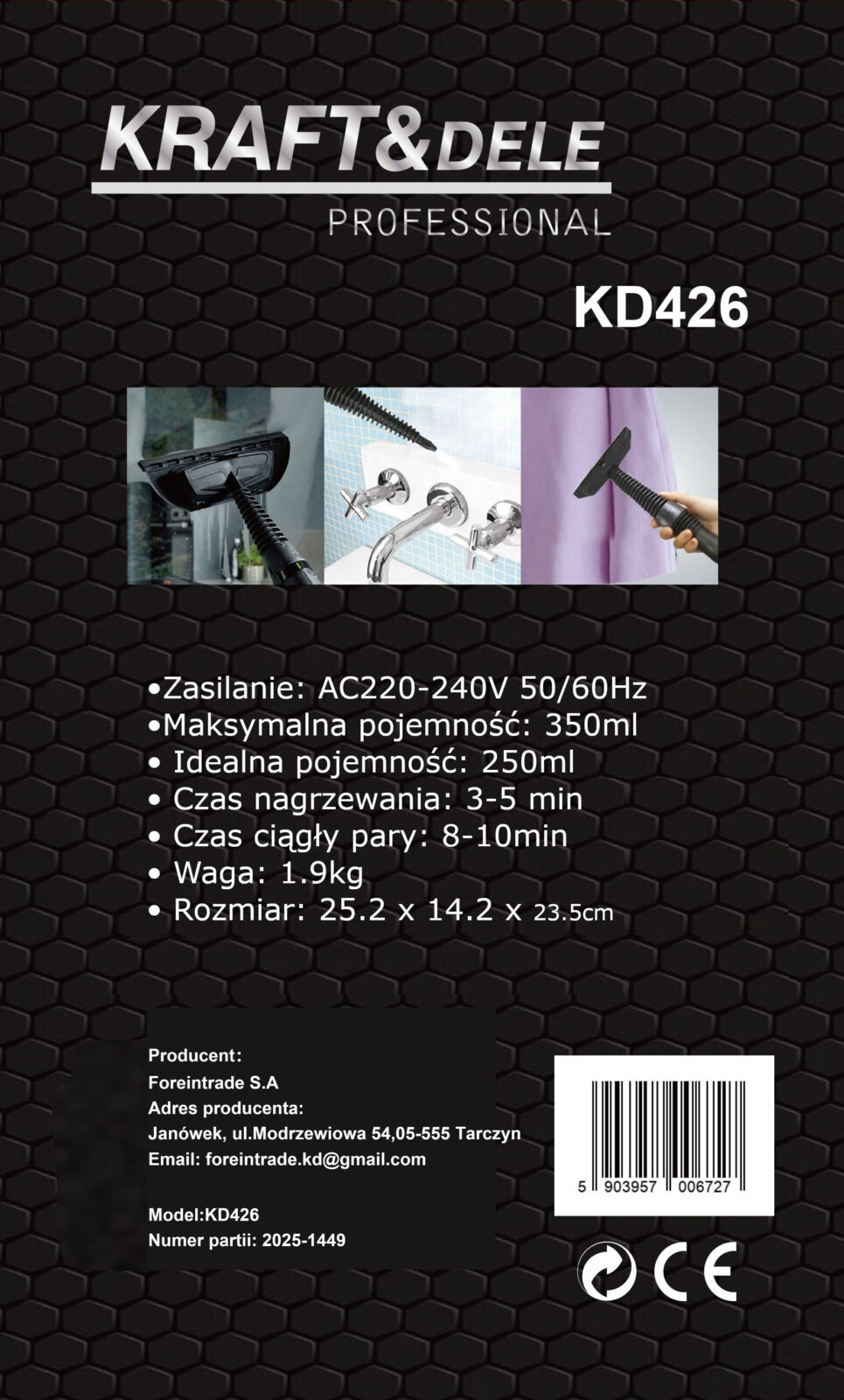 Aurupesur 1100W / 350 ml KD426