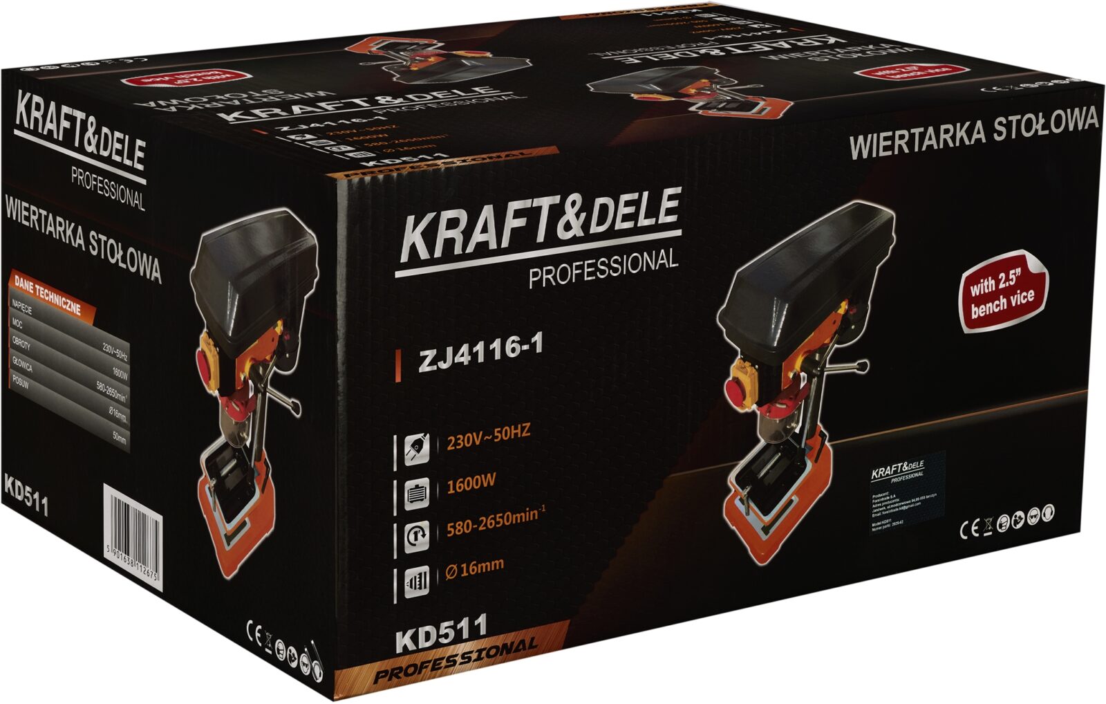 Lauatreller 1600W KD511