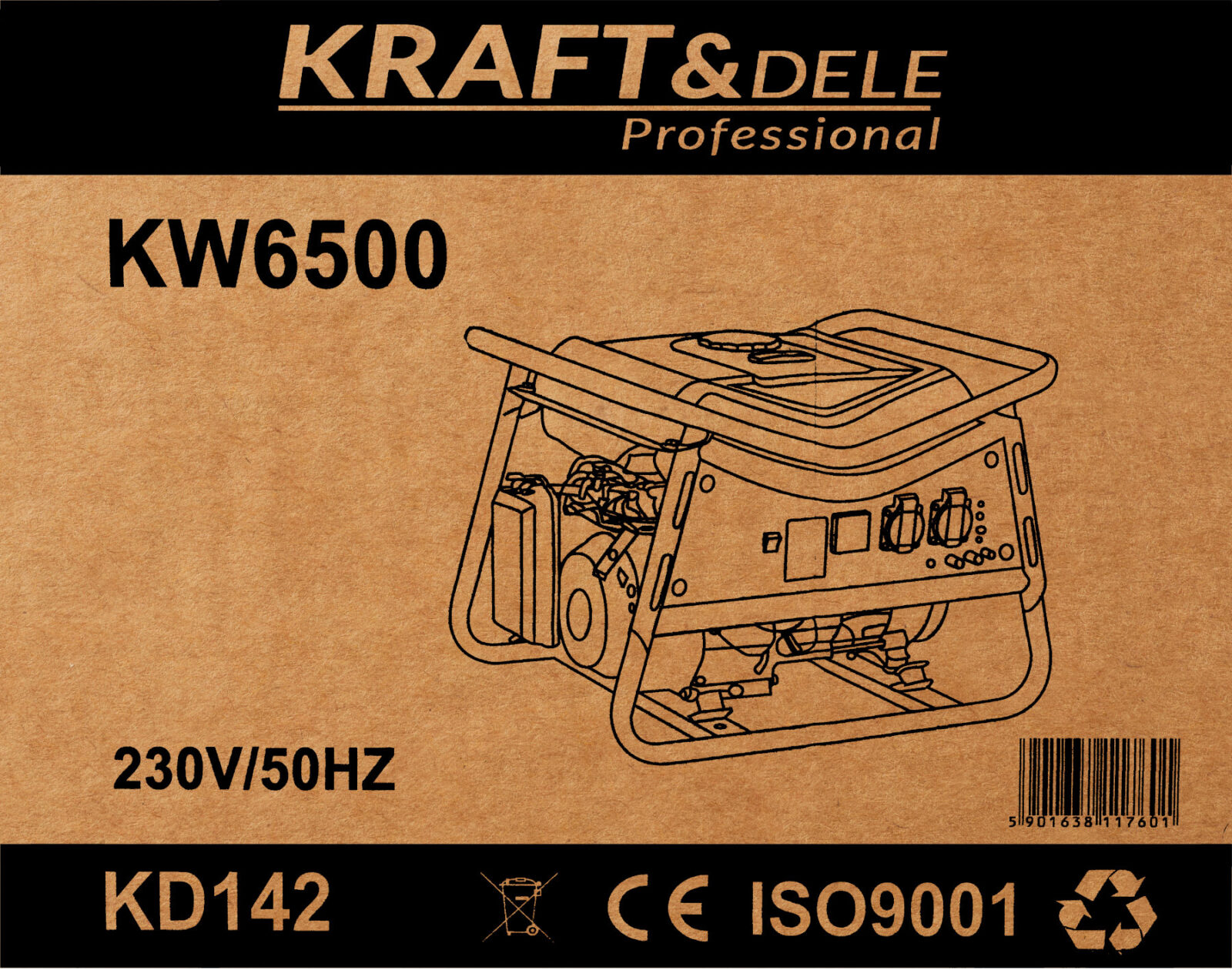 Generaator 3000 W 12/230 V KD142