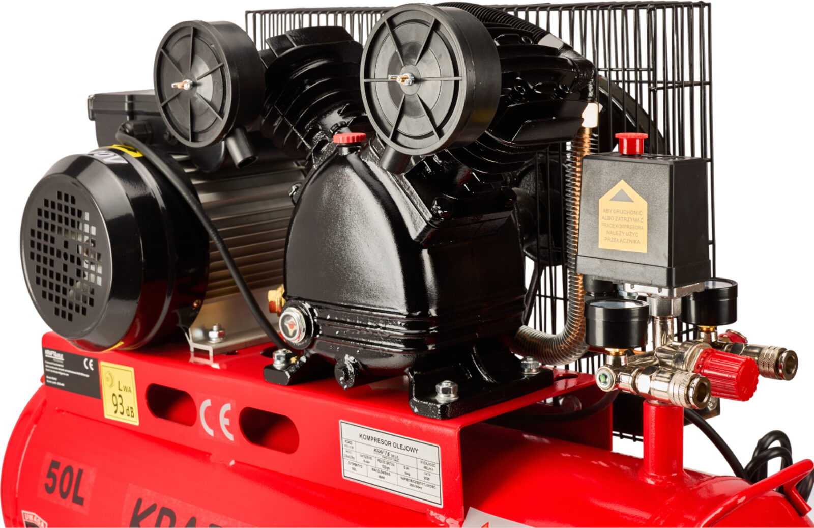 Õlikompressor 50L 2,8kW 480L/min KD403
