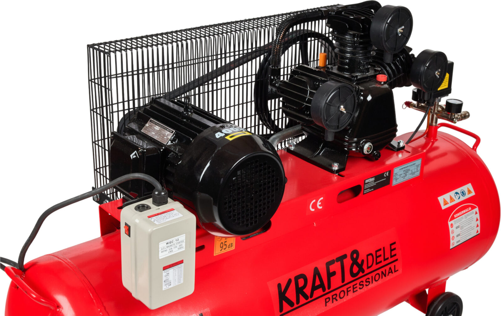 Õlikompressor 200 L 3 kolbi 400 V KD408