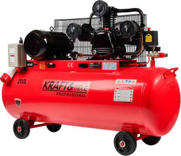 Õlikompressor 200 L 3 kolbi 400 V KD408