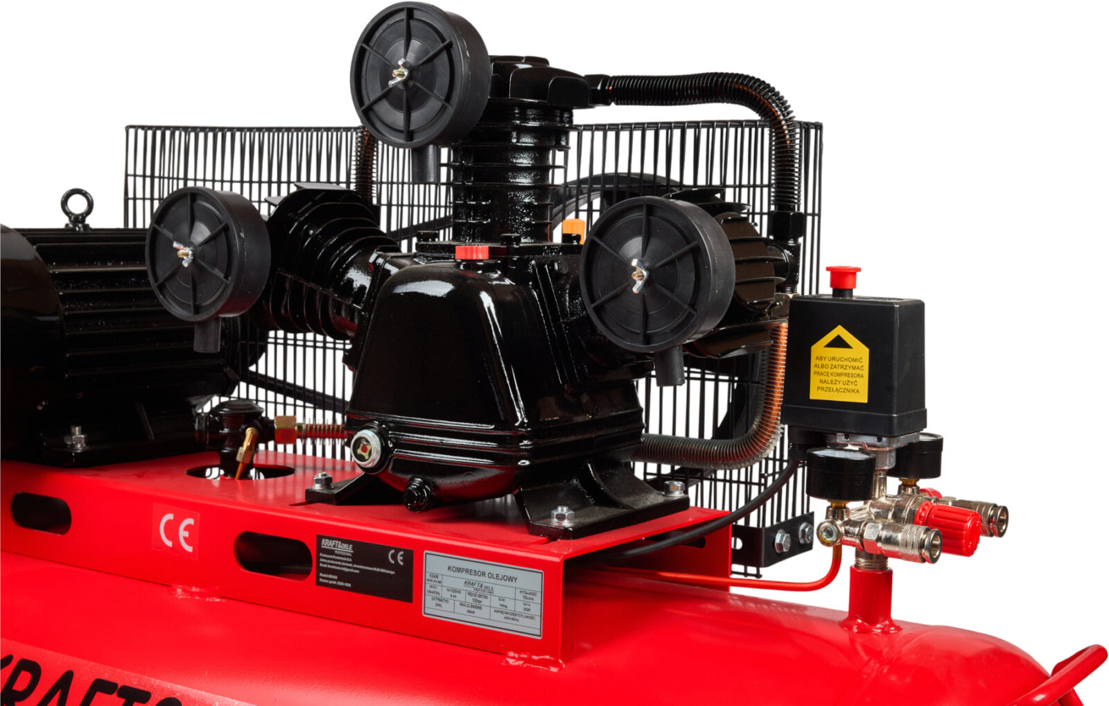 Õlikompressor 200 L 3 kolbi 400 V KD408