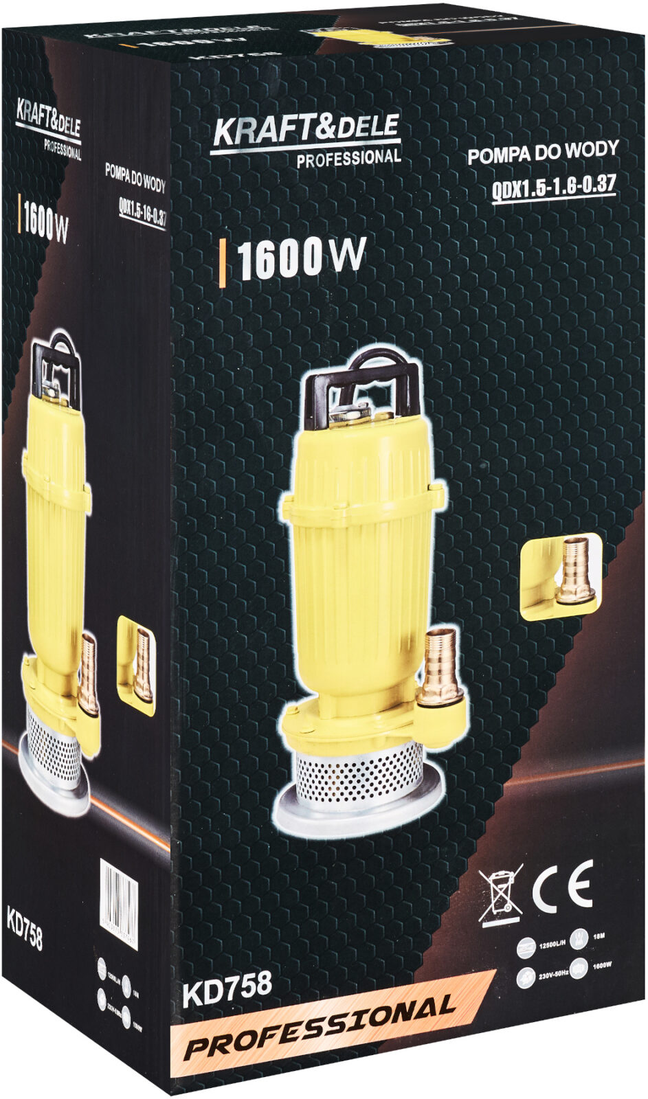 SUKELPUMP 1600W 1″ KD758