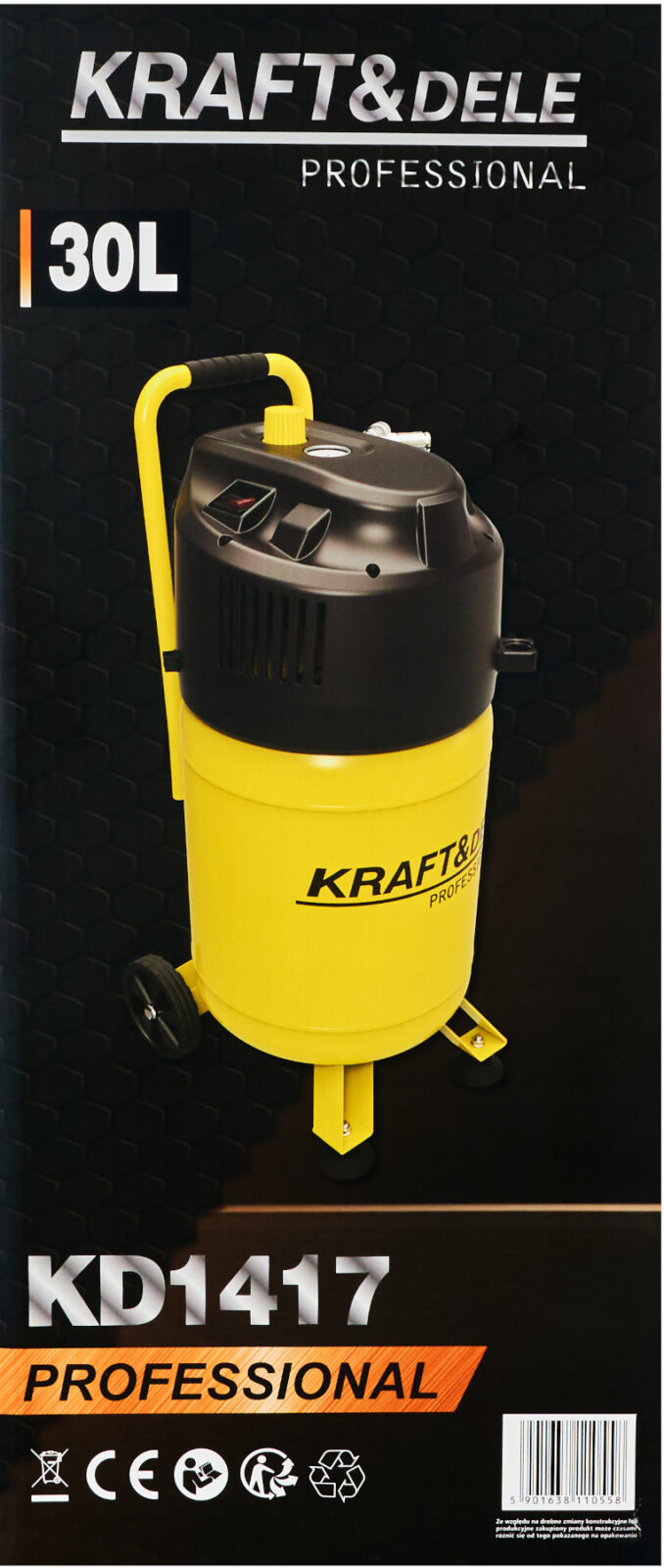 Õlivaba kompressor 30L 10bar KD1417