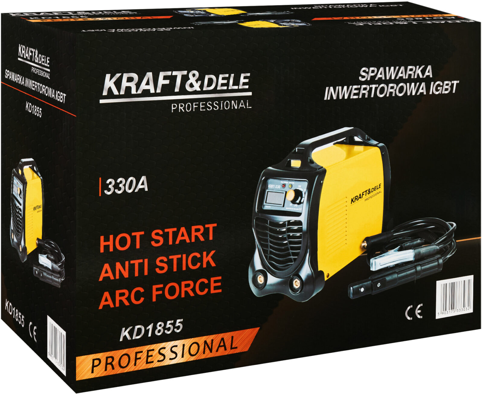 Inverter-keevitusaparaat IGBT 330A KD1855