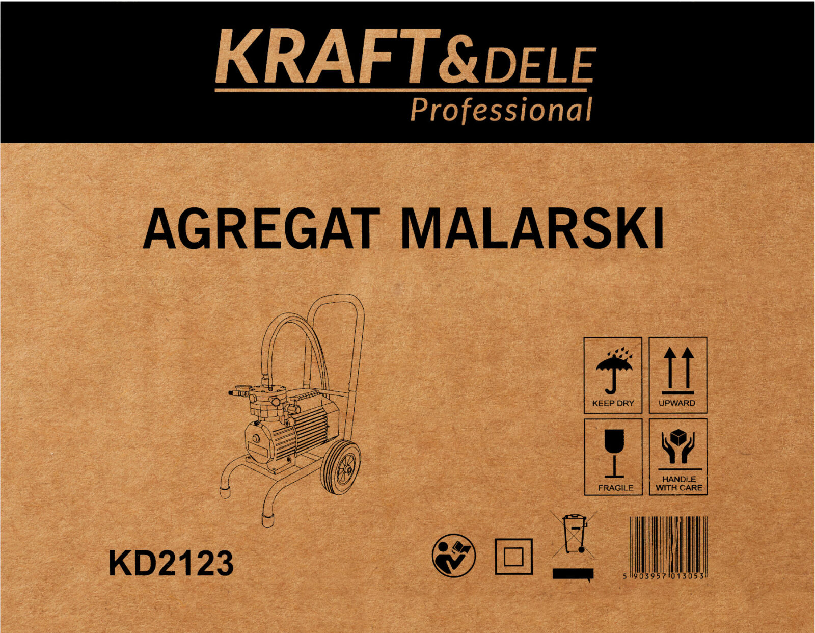 Hüdrodünaamiline värviagrekaatt 3500 W 15 l/min KD2123