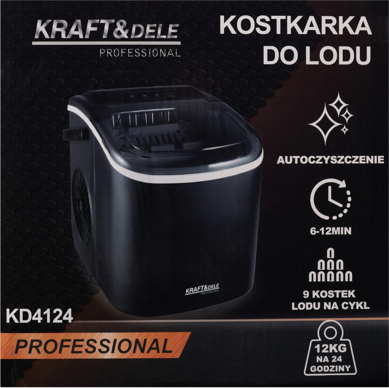Jäämasin 12kg/24h 120W 1,2L KD4124