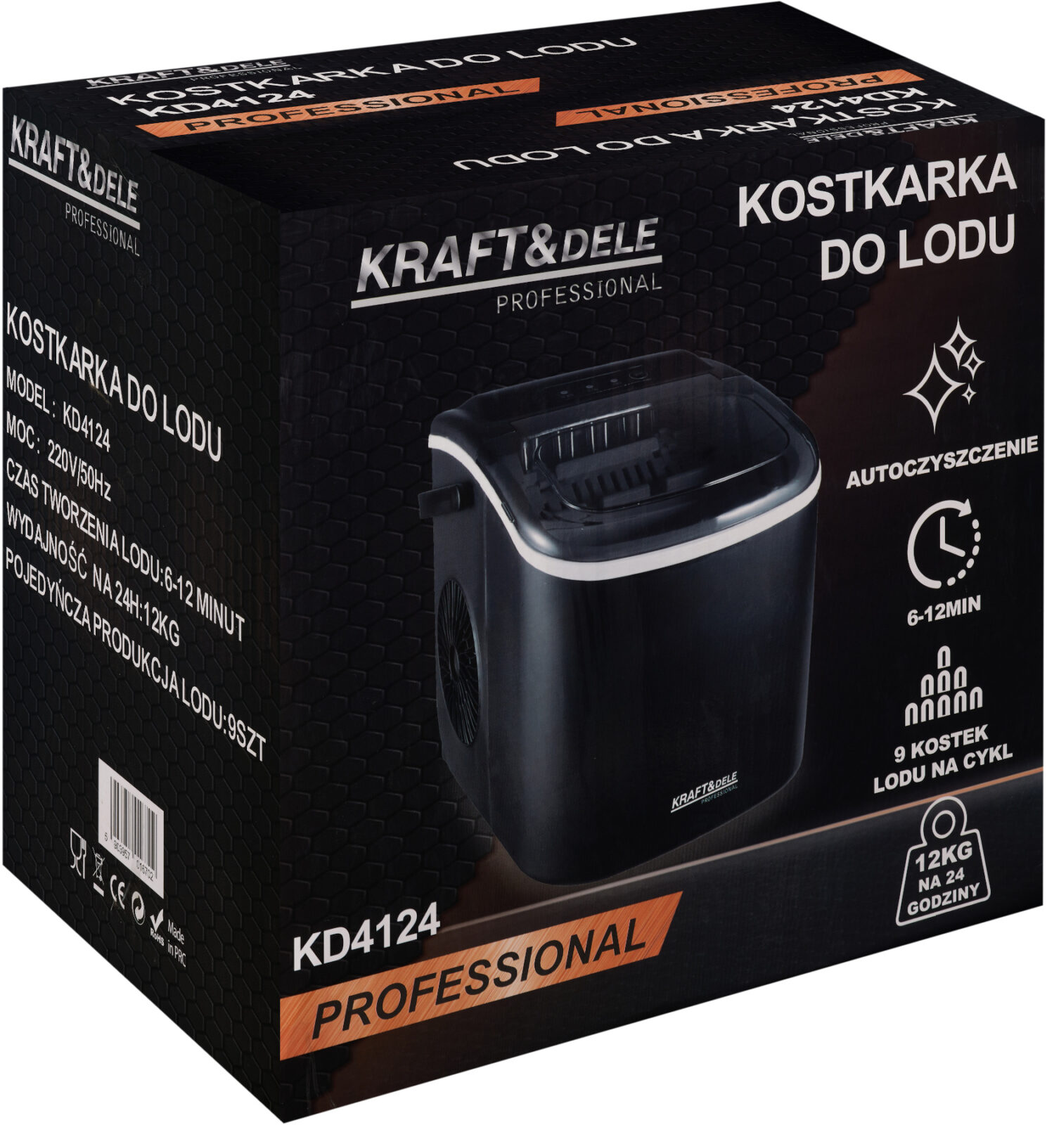 Jäämasin 12kg/24h 120W 1,2L KD4124