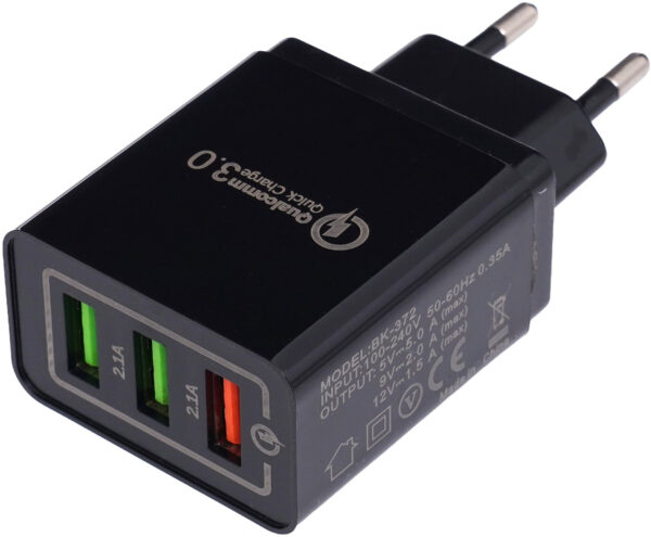 Võrgulaadija QUICK CHARGE 3.0 KD1236