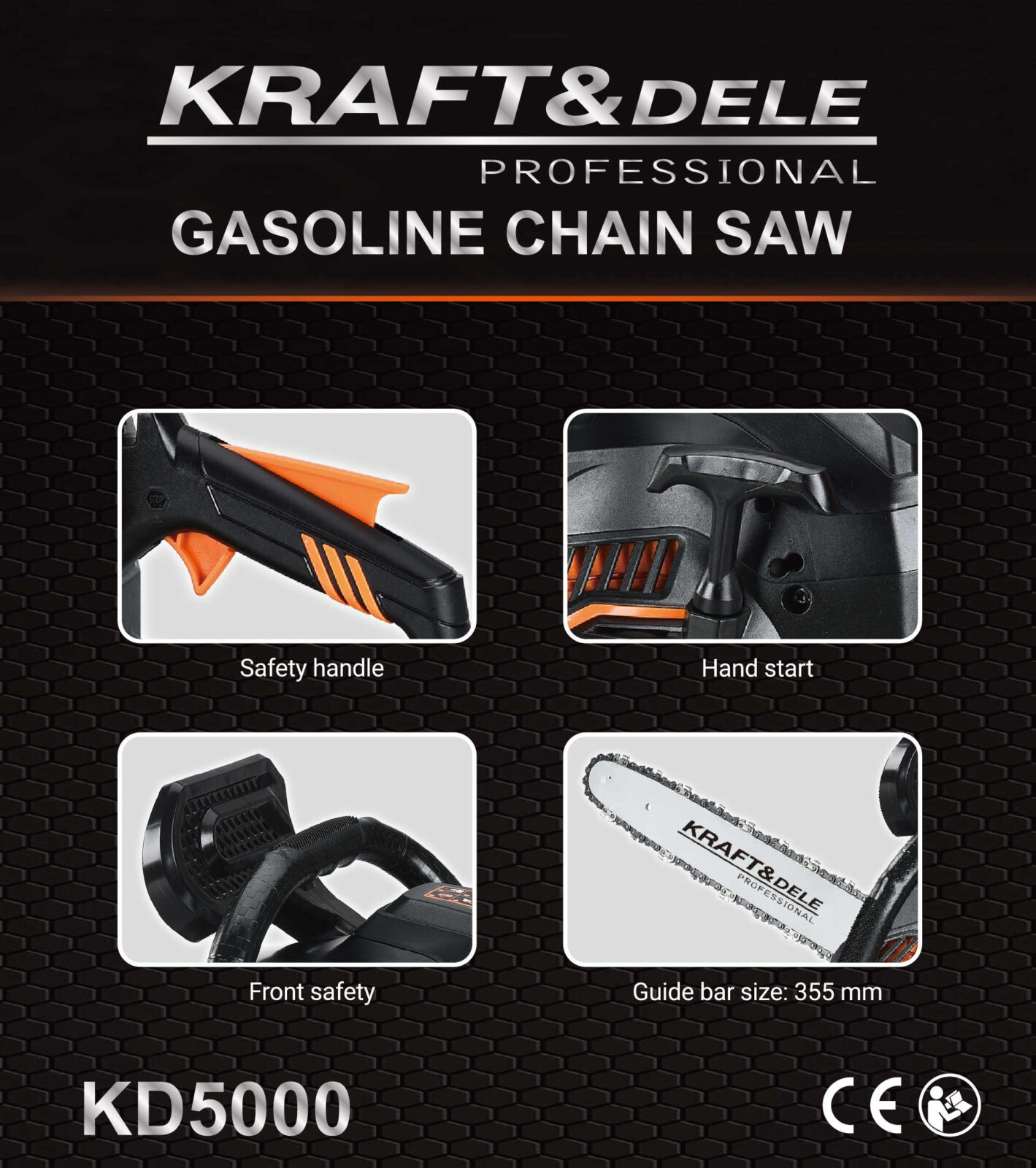 Bensiinitöösaag 3,9kW siiniga 14” KD5000