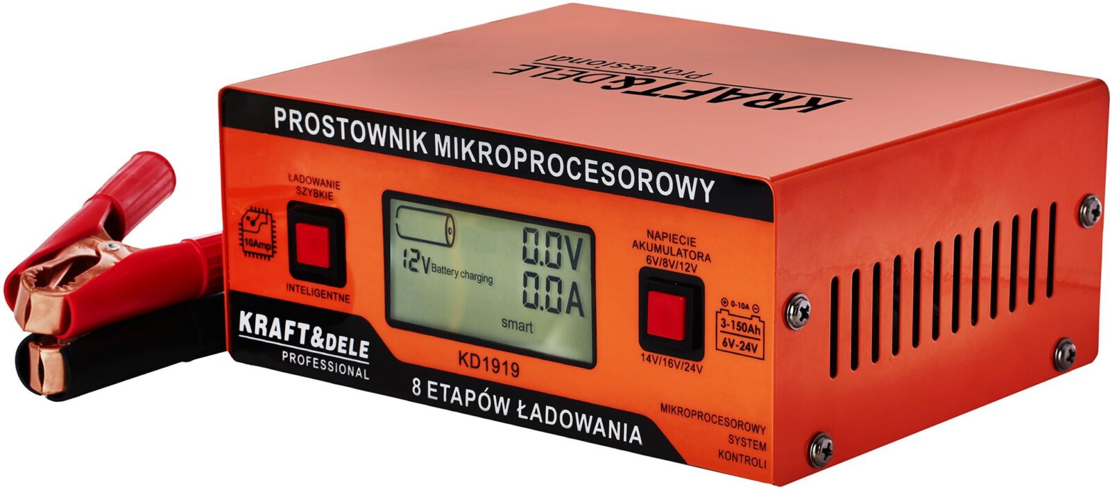 MIKROPROTSESSORIGA AKULAADIJA 10A 6/8/12/14/16/24V