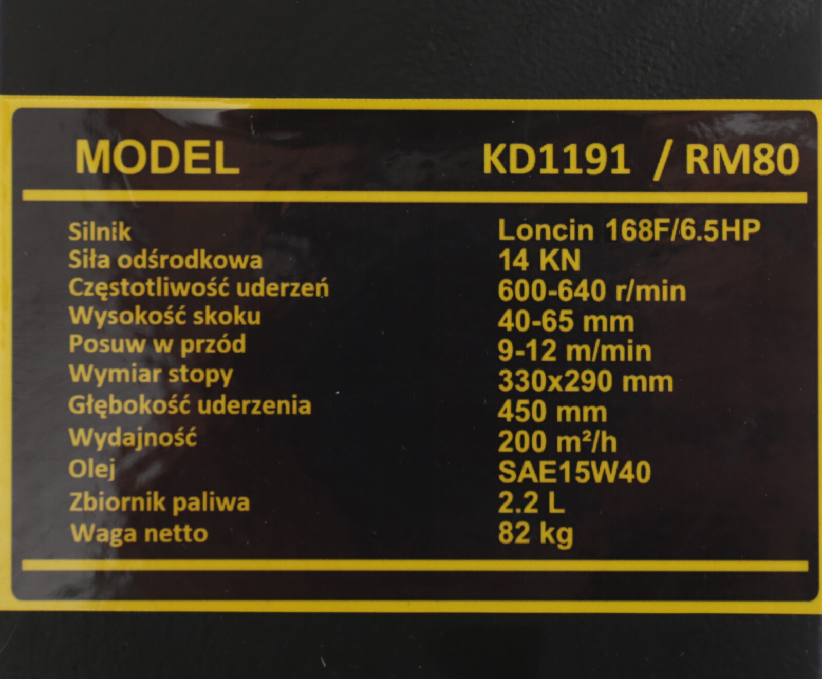 Hüppav pinnasetihendaja LONCIN 168F 6,5 hj KD11910