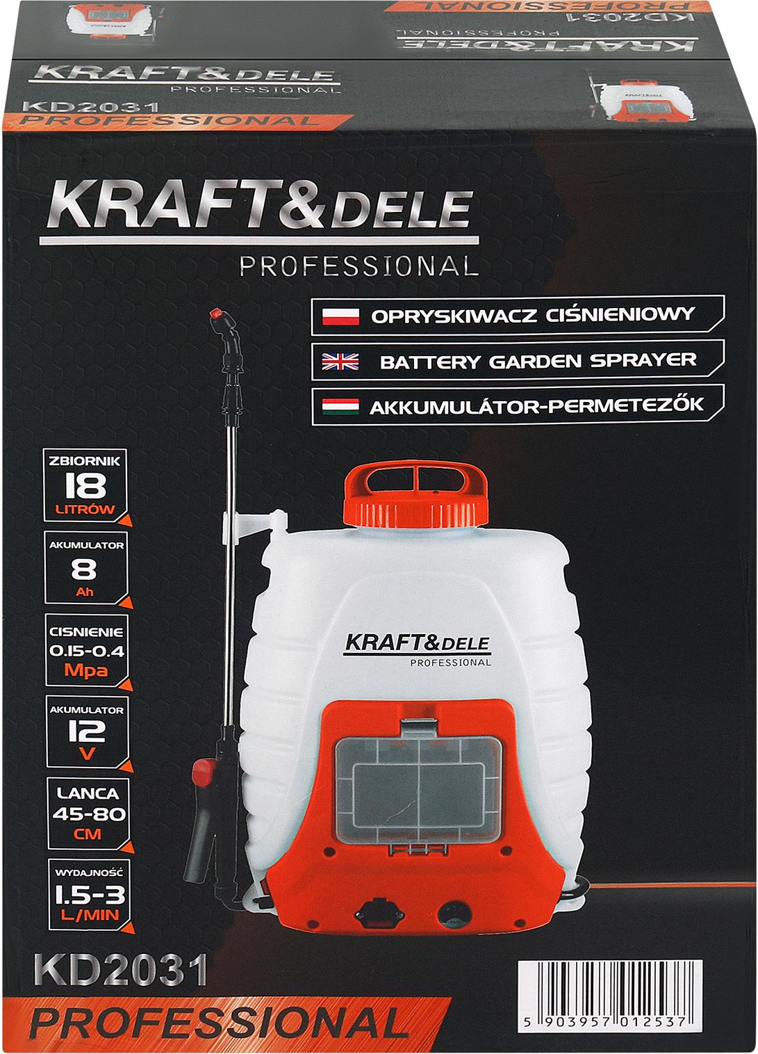 Akupritsija 18L komplekt XXL piigiga 12V 8Ah KD2031
