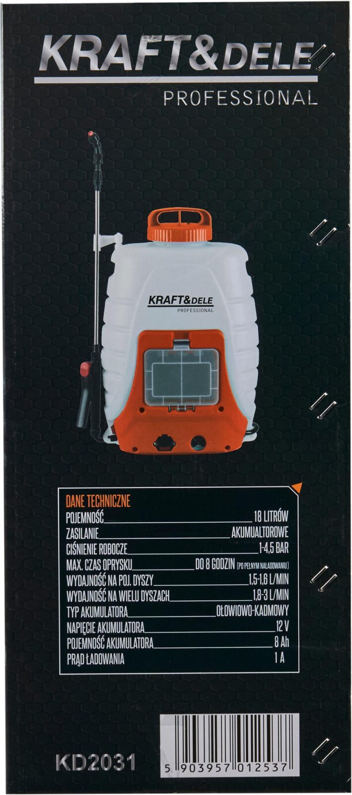 Akupritsija 18L komplekt XXL piigiga 12V 8Ah KD2031