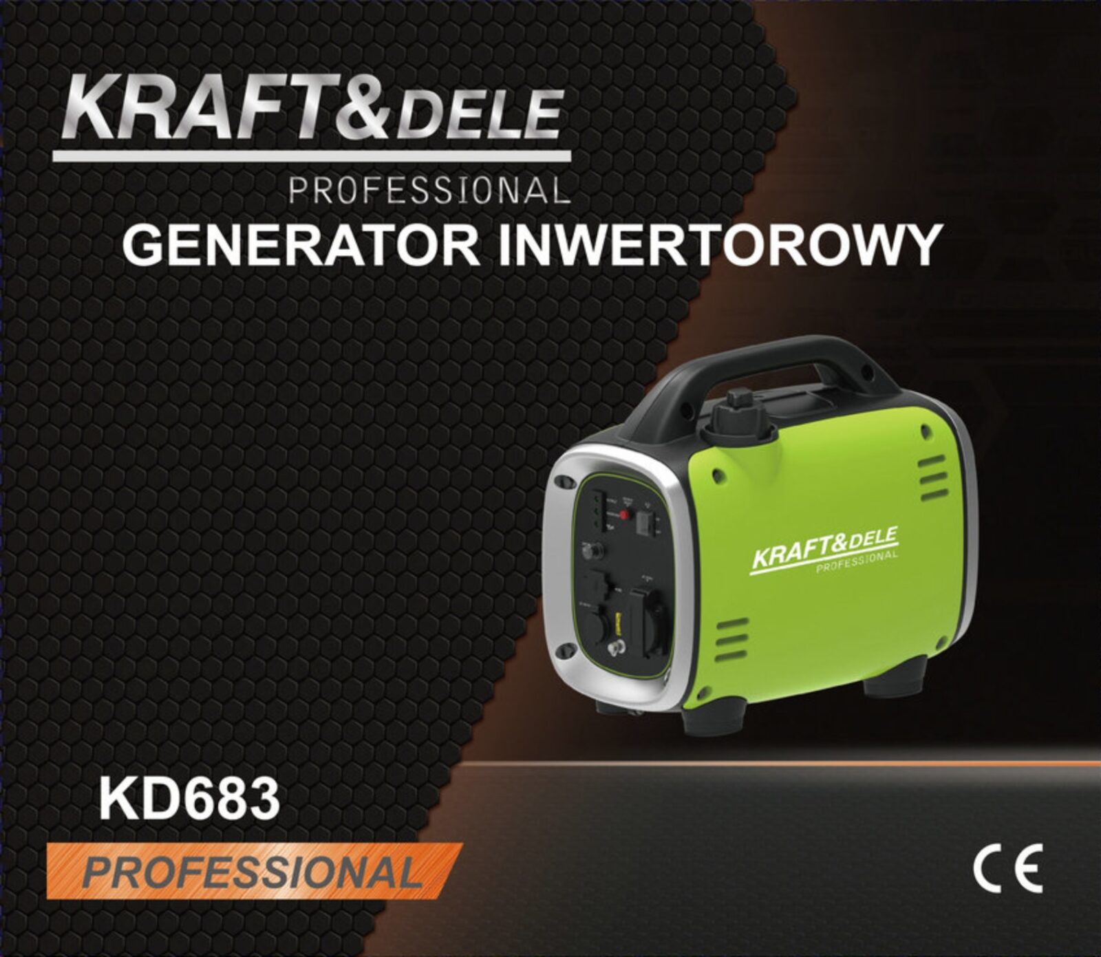 Invertergeneraator 1,2 kW / 1,3 kW KD683