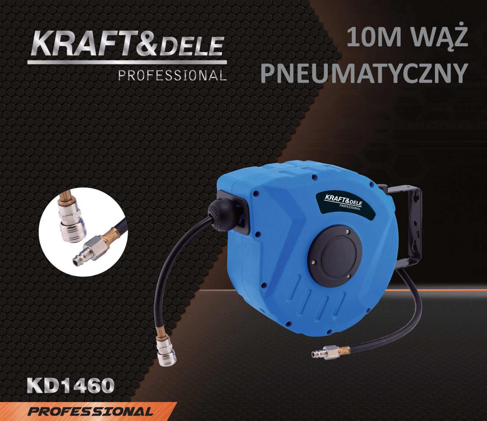 KERITAV PNEUMAATIKAVOOLIK 10M 1/4″ KD1460