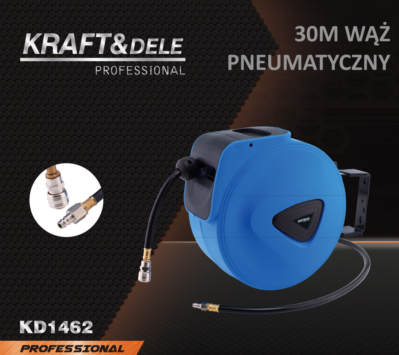 Keritav pneumaatikavoolik 30m 1/4″ KD1462