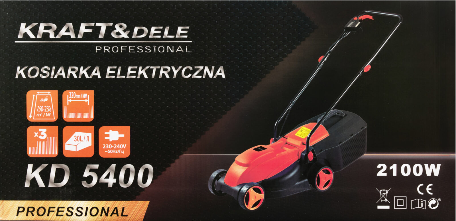 Elektriline muruniiduk 2100W KD5400