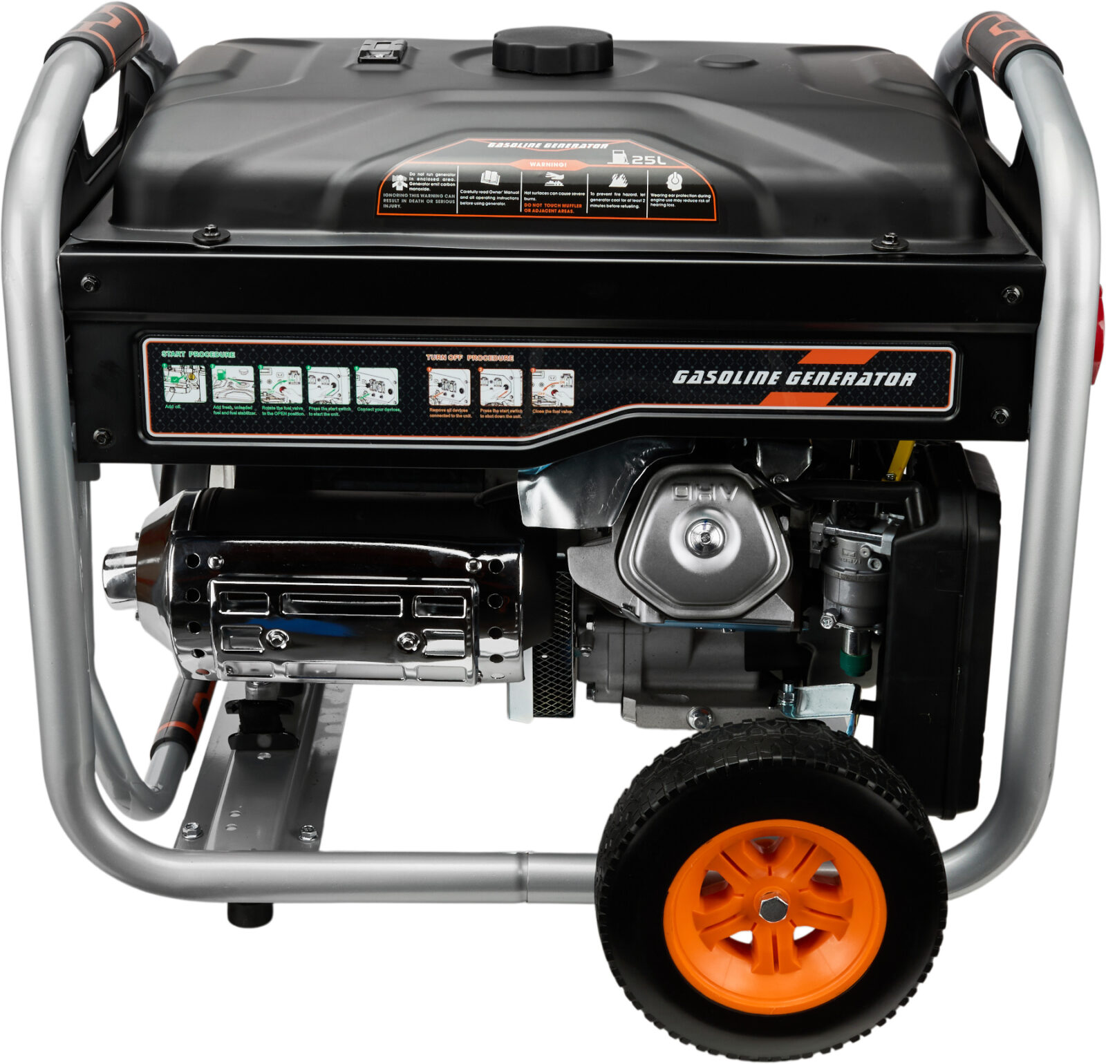 GENERAATOR 12V 230V 400V 9kW BENSIIN KD3122