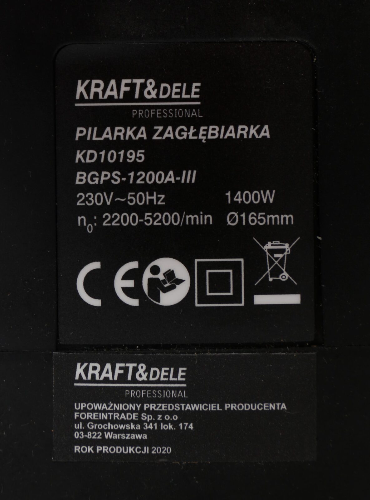 Sukeldav ketassirkel 1400W KD10195