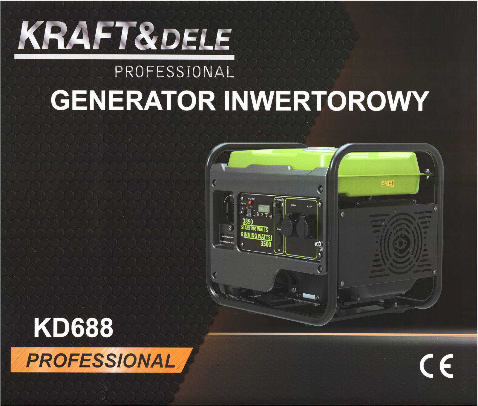 Inverter-generaator 4,5kW / 4,85kW KD688