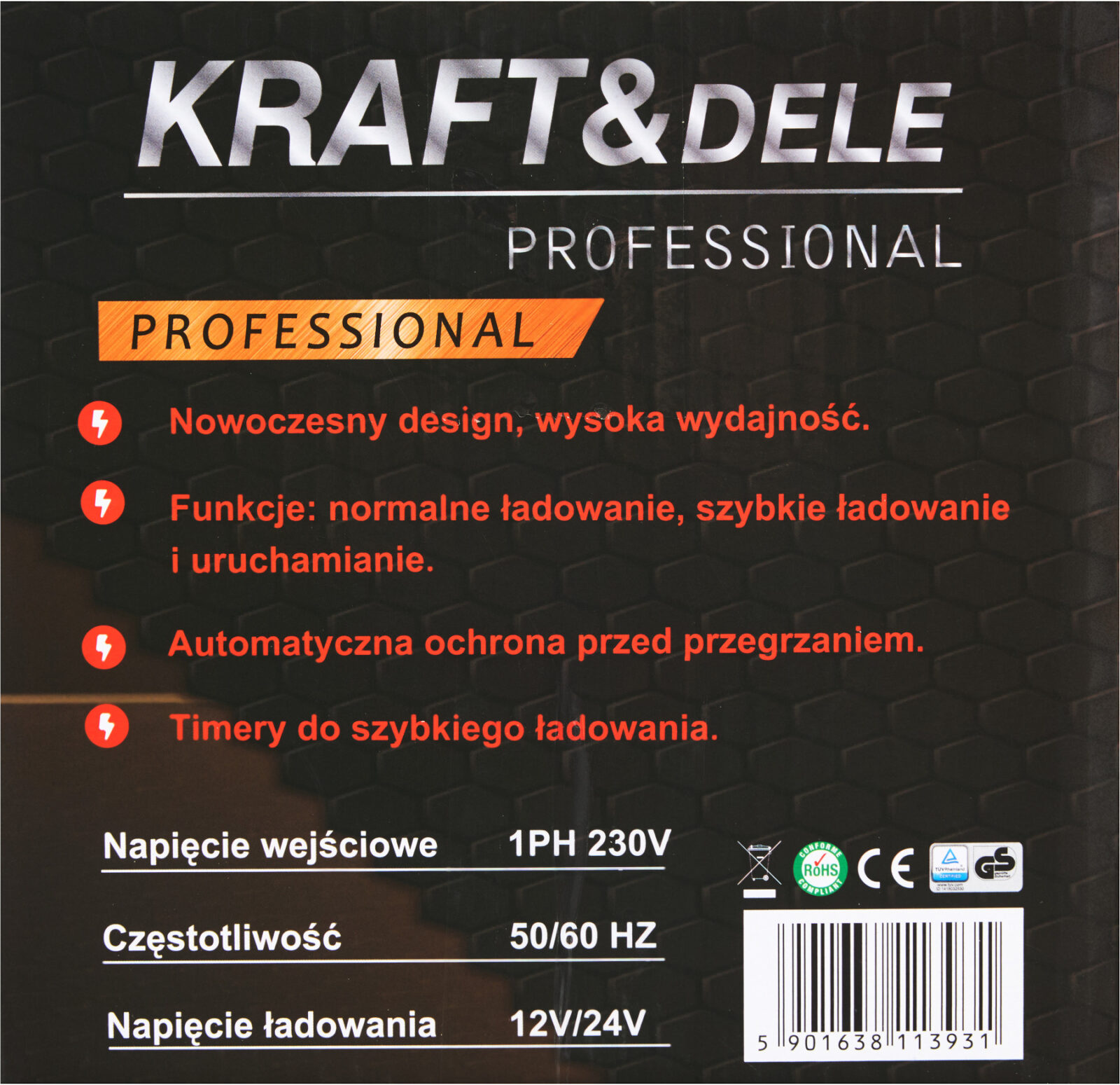 Autoakulaadija 12V 24V 20A 200Ah KD1907