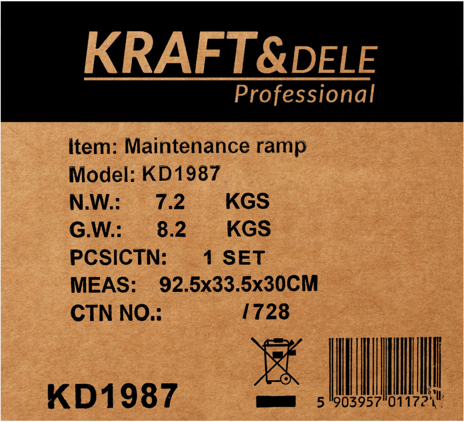 AUTORAMPE 3T 2 TK KD1987