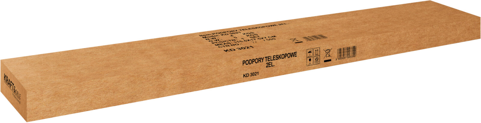 Teleskooptugi 115–290 cm KD3021