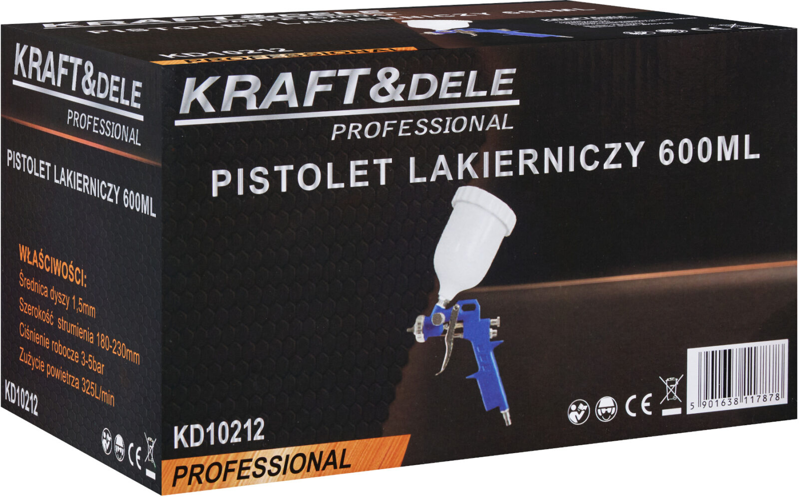 Värvipüstol 600ml KD10212