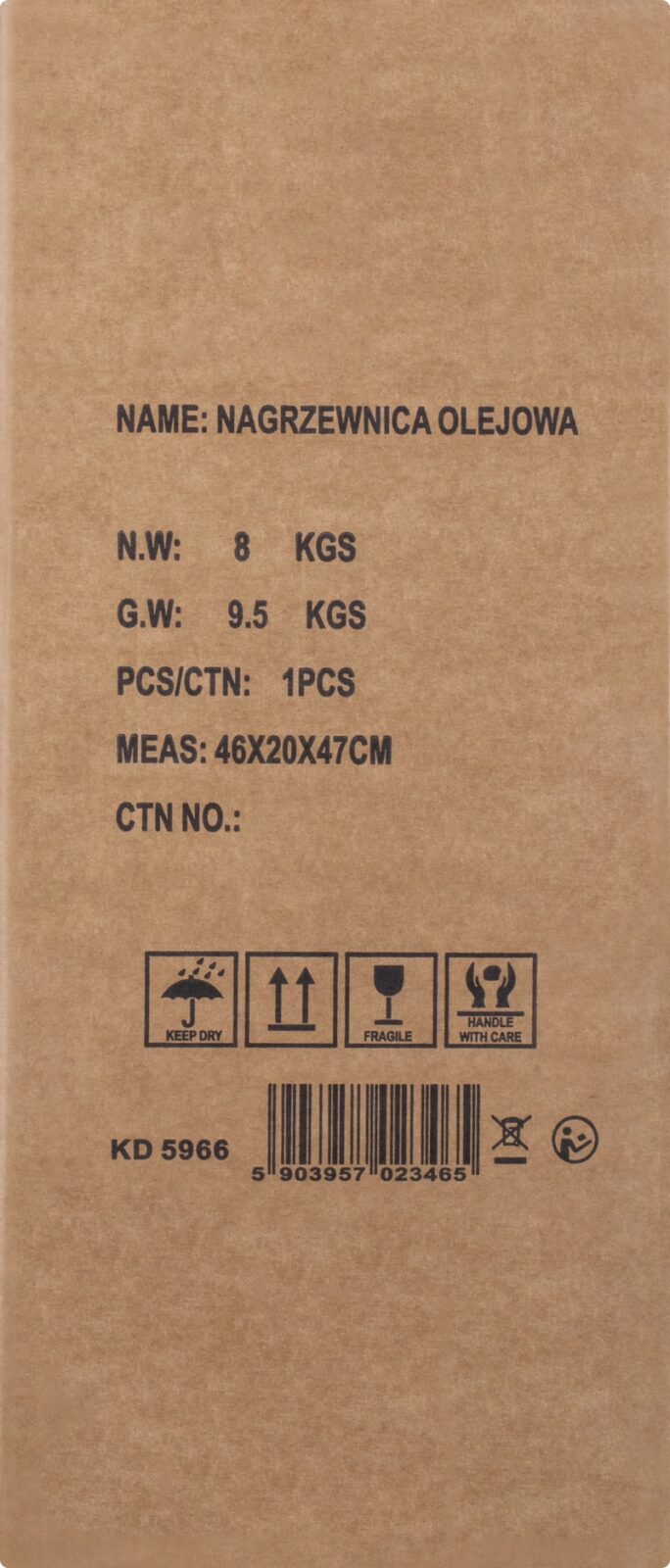 SEISUPÕLETUSÕLISOOJENDI 9kW KD5966