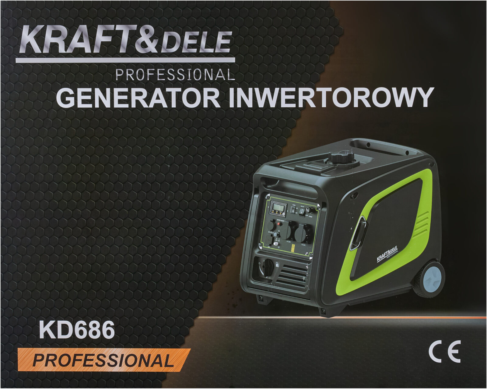 Inverter-generaator 4,5kW / 4,9kW KD686