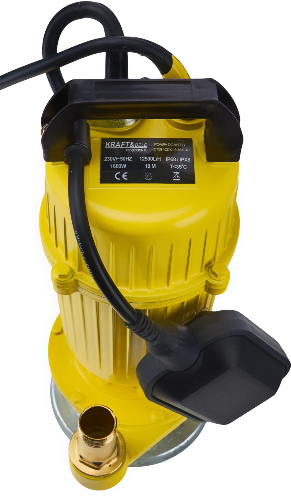 Sukelpump ujukiga 1600W 1″ KD759