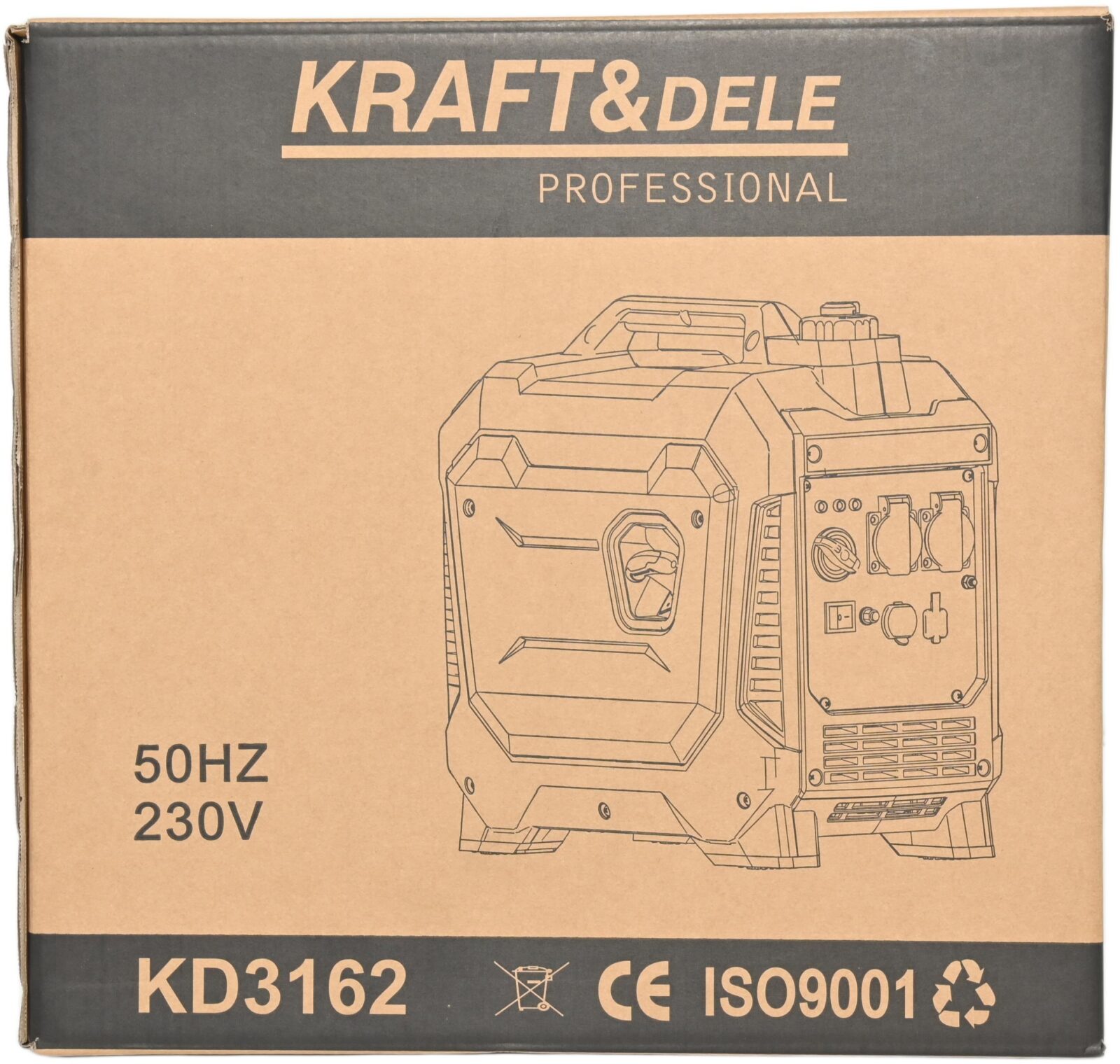 INVERTERGENERAATOR 2,5kW KD3162