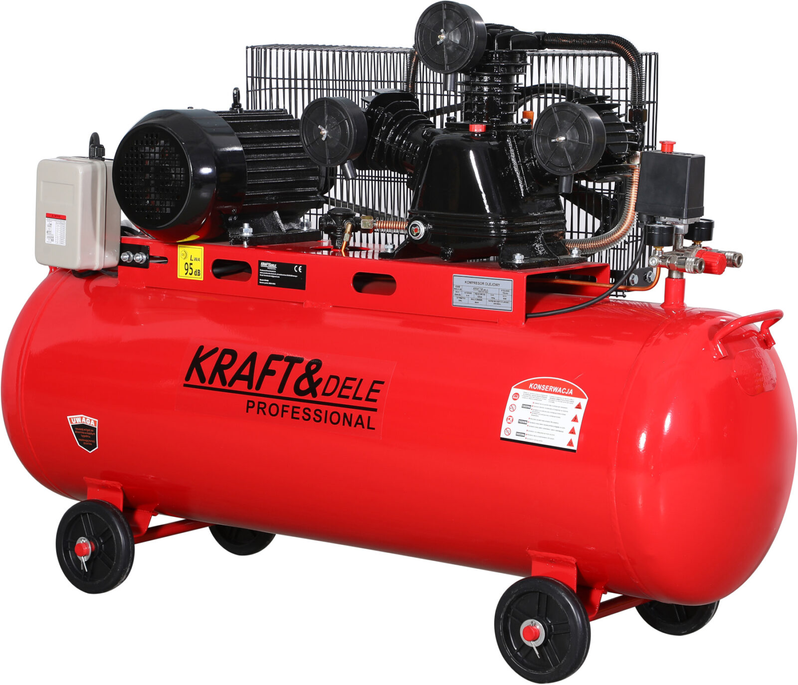 Õlikompressor 200 L 3 kolbi 400 V KD408