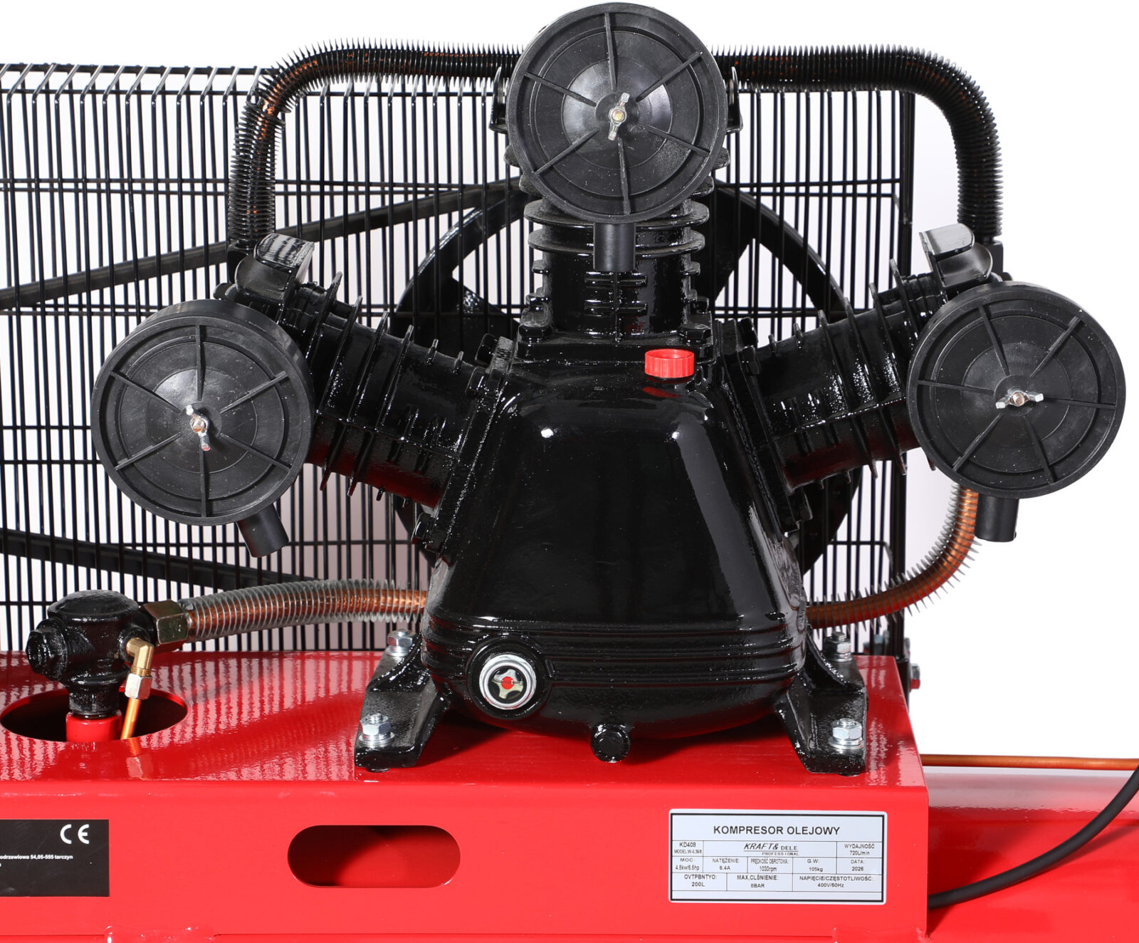 Õlikompressor 200 L 3 kolbi 400 V KD408