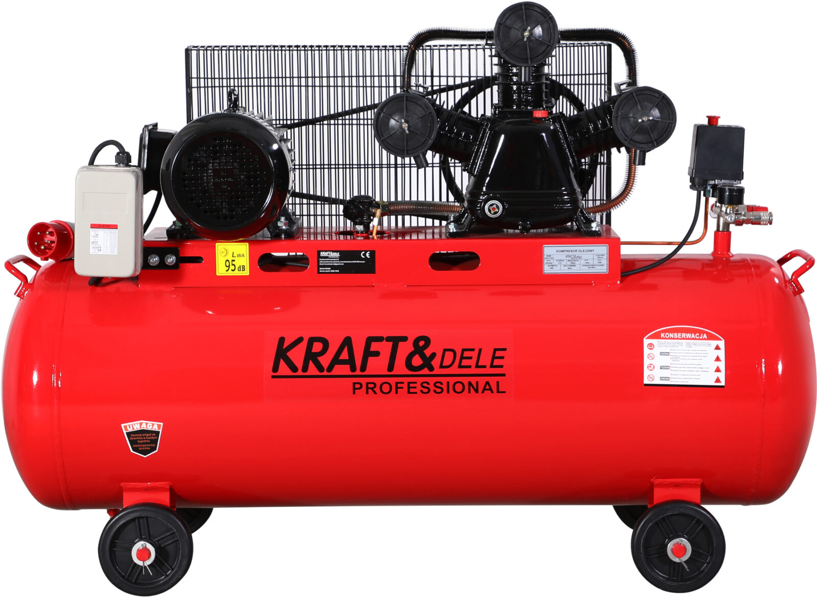 Õlikompressor 200 L 3 kolbi 400 V KD408