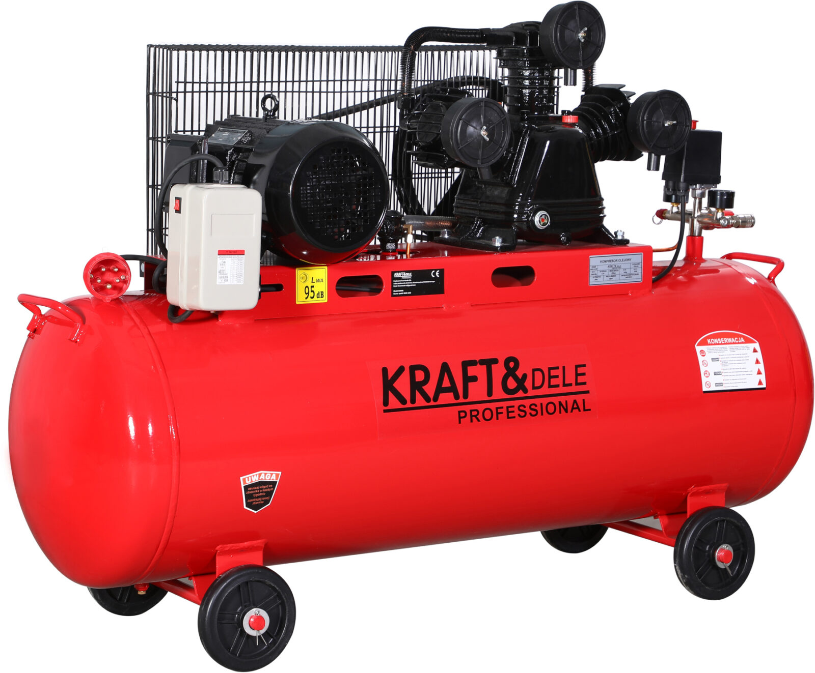 Õlikompressor 200 L 3 kolbi 400 V KD408