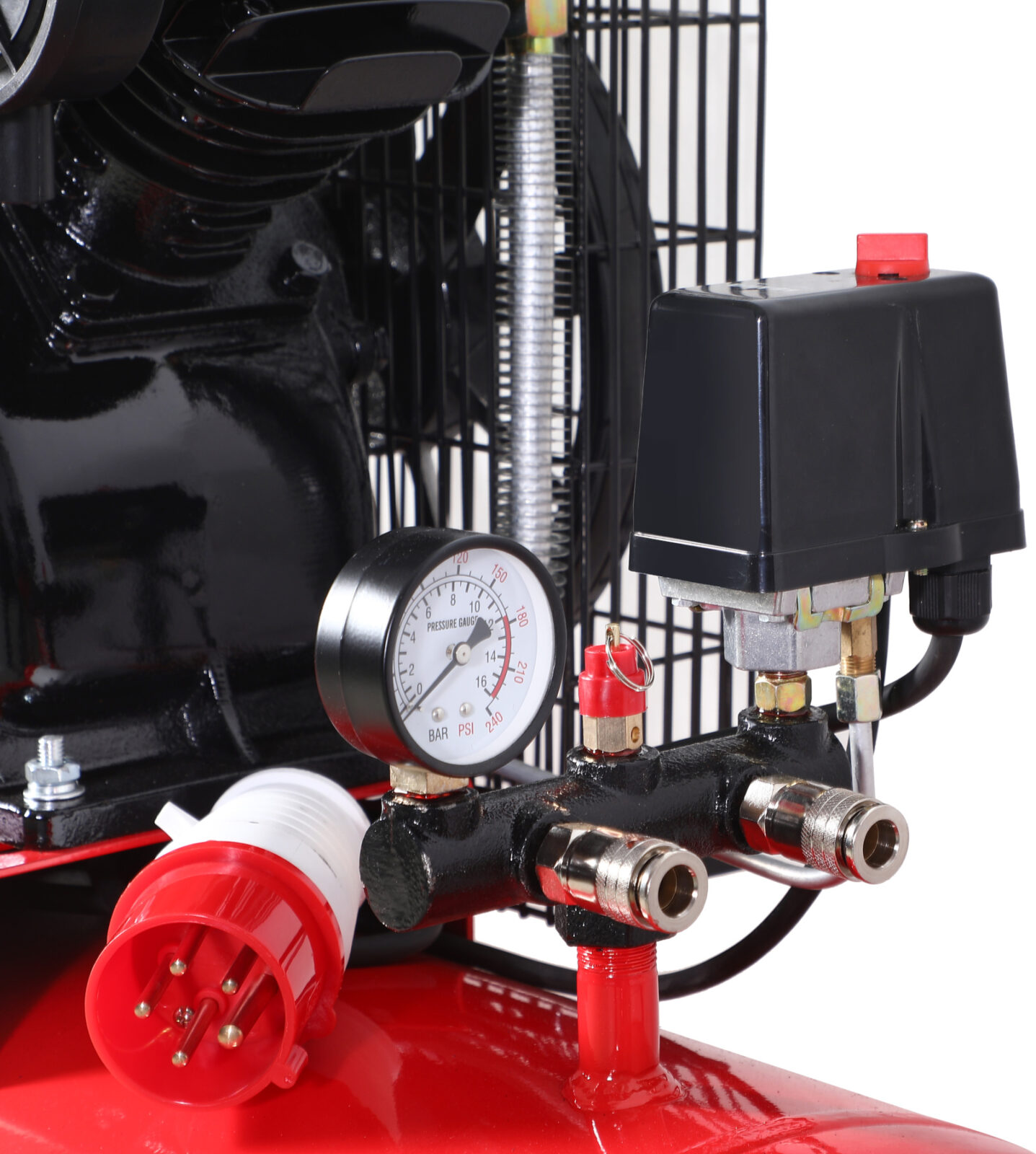 Õlikompressor 200L 2 kolbi KD1473 + separator!