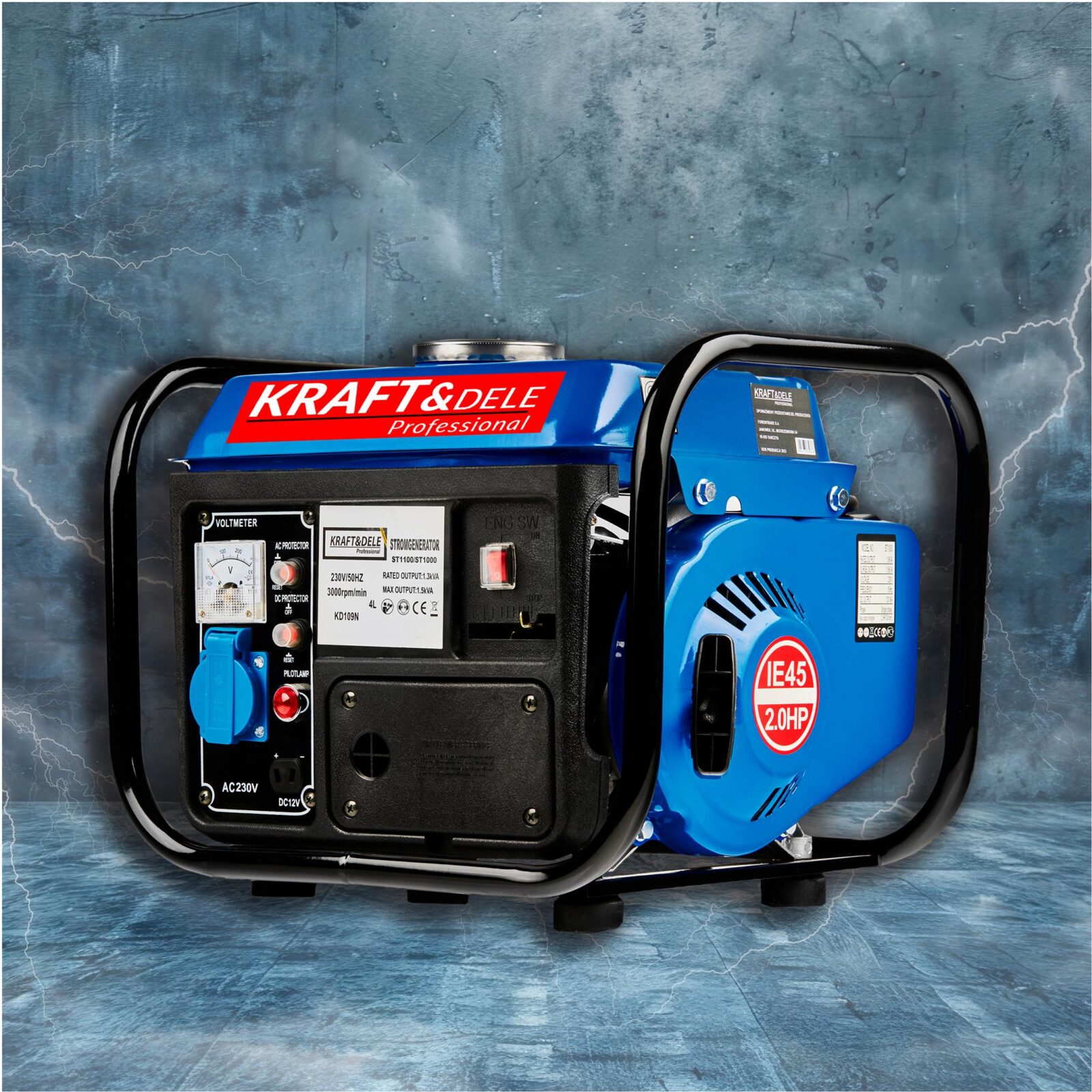 Generaator 1200W 12/230V KD109N