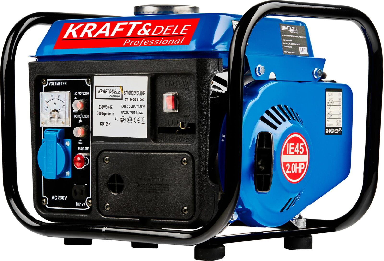 Generaator 1200W 12/230V KD109N